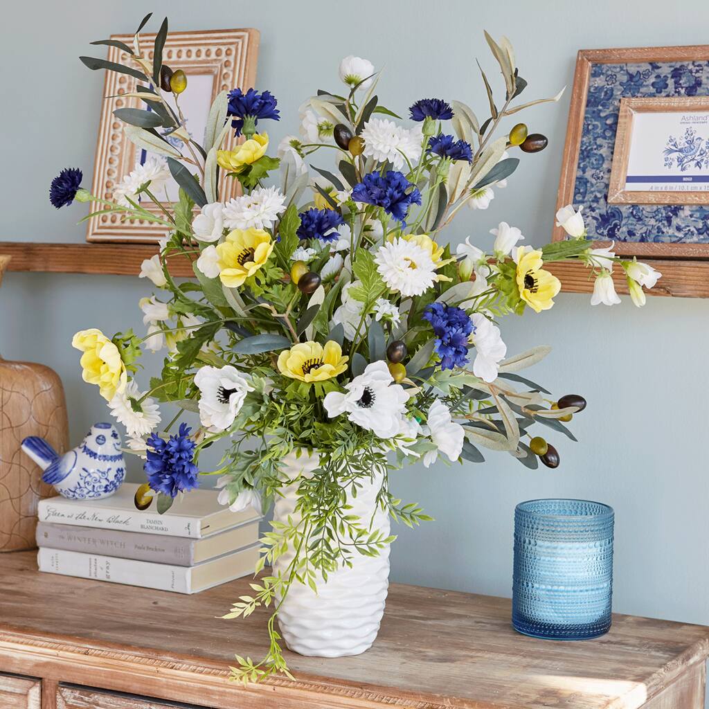 Indigo Wildflower Arrangement